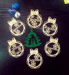 Игрушки ёлочные с пожеланиями