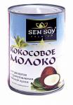 Молоко кокосовое премиум СэнСой 400 мл 1/24