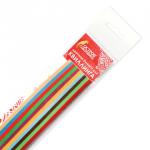 Бумага для квиллинга КРАСКИ ЛЕТА, 10 цв., 250 полос, 3мм*300мм, 130г/м, ОСТРОВ СОКРОВИЩ, 128740