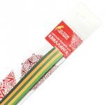 Бумага для квиллинга ЖЕЛТО-ЗЕЛЕНЫЙ МИКС, 5 цв., 125 полос, 3мм*300мм, 130г/м, ОСТРОВ СОКРОВИЩ,128734