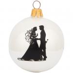 Шар стеклянный "Любовь" 65мм, подарочная упаковка, Л-65-208-1