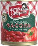 Фасоль красная в томатном соусе Фрау Марта 310 г