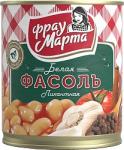 Фасоль белая пикантная в томатном соусе Фрау Марта 310 г