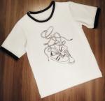 Футболка с манжетами "Кеды"