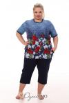 Дачный костюм большого размера Розы КД68