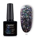 CANNI, гель-лак Павлин, Peacock gel №721