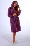 Халат велюровый женский "Меланж"