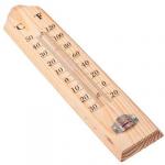 INBLOOM Термометр оконный на блистере, дерево -40+50, 26 см