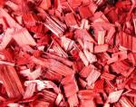 Щепа декоративная красная