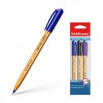 ручка шариковая ErichKrause® U-11 Yellow, Ultra Glide Technology, цвет  чернил: синий, черный, фиолетовый (в пакете по 3 шт.)