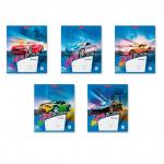 Тетрадь школьная  Автосияние, 12 листов, линейка (в плёнке по 10 шт.)