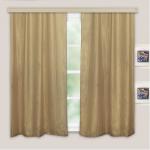 Комплект портьер для кухни Тергалет тем. бежевый 135*180*2шт