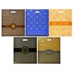 Пакет ПВД Серия Перфекто с вырубной ручкой, 42х48 см, 90мкм, 5 дизайнов