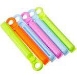 Набор зажимов для пакетов 6 шт., пластик, 10 см