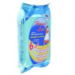 House Lux Салфетки влажные универсальные антибактериальные для уборки 6 в 1, 80 шт.