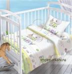 Ткань поплин Слонята