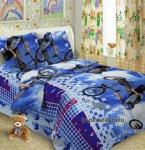 Ткань поплин Велосипедисты