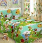 Ткань поплин Пчелки