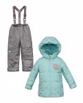 Комплект  для девочки ясельного возраста, утепленный