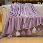 Tassel №7 (фиолет) Плед 160х220