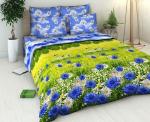 Комплект постельного белья "Васильковое поле" бязь хлопок 100%