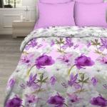 Комплект постельного белья "Лиловая дымка" бязь хлопок 100%