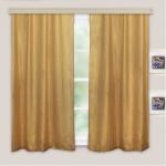 Комплект портьер для кухни Тергалет тем. песок 135*180*2шт