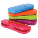 Пенал-футляр  пластиковый,  цвет ассорти, ПН61, ПН62