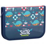 Пенал 1 отделение, 190*130 ArtSpace Паттерн. Киты, ламинация, 30П29_ПК4_15412