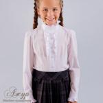 Блуза для девочки Модель 04-д (полуприталенный силует)