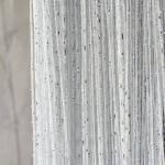 Кисея, нитяные шторы с люрексом