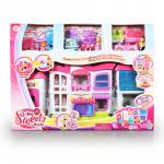 Дом для человечков с мебелью 16689 в/к