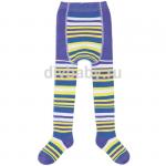 Колготки махровые ясельные для девочки Радуга