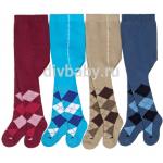 Колготки махровые ясельные Клетка