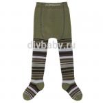 Колготки махровые ясельные для мальчика Полоса