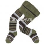 Колготки махровые ясельные для мальчика Полоса
