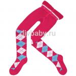 Колготки махровые детские Клетка