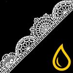 Изделие сахаристое кружево золото 20 шт