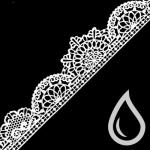 Изделие сахаристое кружево сереьро 15 шт