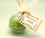 Бурлящий шарик Остров  сокровищ (  Anais-Anais/Cacharel )  фиолетово-светло зеленая  для ванн 140 грамм, парфюмированный, с английской солью