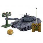 Mioshi Army Танк р/у "Стрельбы: MТ-90" (36 см, стрельба и/к, повор. башня, мишень, мина, свет/звук, аккум., сер., 27 МГц)