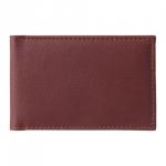 Визитница/кредитница однорядная BRAUBERG "Favorite" на 24 карты, под фактур.кожу, коричневая, 232292