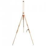 Мольберт полевой BRAUBERG ART CLASSIC, тренога, бук, высота 84 -187 см, высота холста 106см, 190651