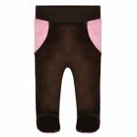 Брюки для девочки велюр коричневый Слоник В 514-3 ГАМ
