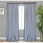 Комплект портьер Вельвет однотонный серый 190*260 2 шт.