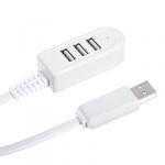 FORZA USB хаб, 3 входа, длина провода 1,2м, 2.4А