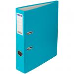 Папка-регистратор OfficeSpace, 50 мм, бумвинил, с карманом на корешке, бирюзовая, 270111