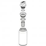 Термобутылка Sigg H&C (0,3 литра), белая