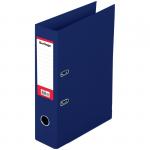 Папка-регистратор Berlingo, 70 мм, двусторонний бумвинил, с карманом на кор., ниж. метал. кант, синяя, ATb_77002