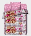 Комплект постельного белья "Любимый мишка" бязь хлопок 100%